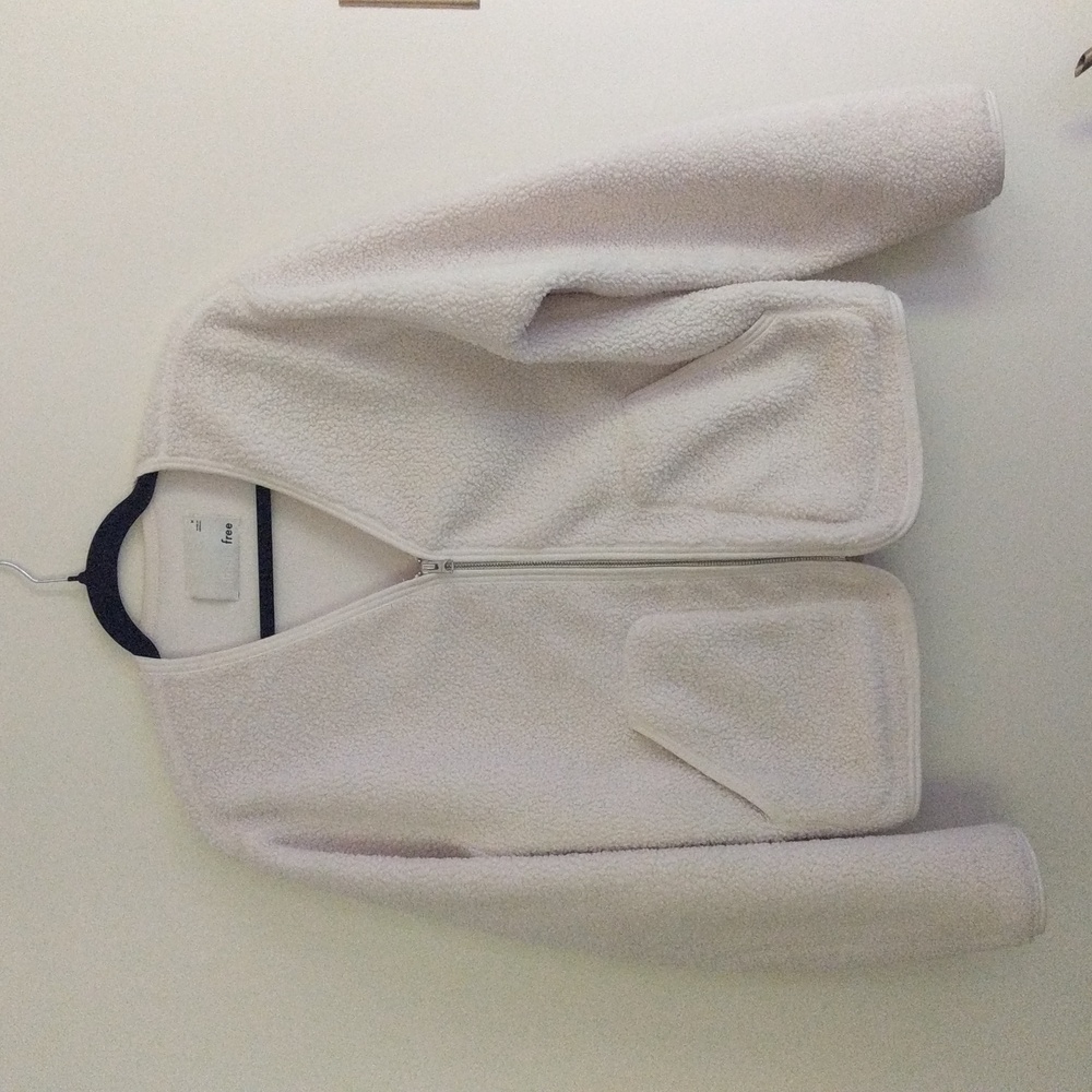 Aritzia Wilfred Free Short Sherpa Liner Jacket